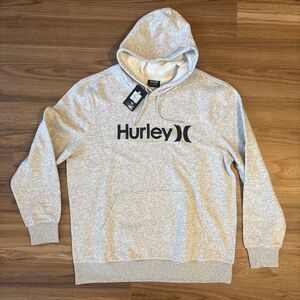 Hurley Men's Gray Hoodie (Size XL) • NEW with Tags • Sweatshirt